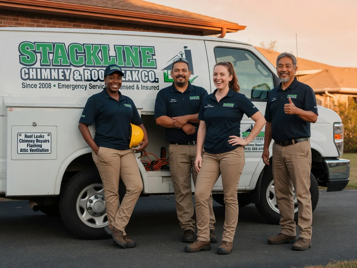 Chimney flashing repair company in Melrose, MA